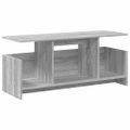 vidaXL TV stolík 102 x 35 x 45 cm Sivý Sonoma Kompozitné drevo