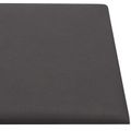 vidaXL Nástenný čelník 12 ks 30 x 30 cm Biely látka