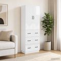 vidaXL Sada skríň 2 ks 66 x 34,5 x 87 cm Kompozitné drevo