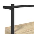 vidaXL Nočné skrinky nástenné 2 ks dub sonoma 35x30x51cm kompoz. drevo