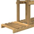 vidaXL Stojan na rastliny Biela 68 x 23,5 x 140 cm