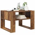 vidaXL Konferenčný stolík Staré drevo 66 x 53 x 45 cm Kompozitné drevo
