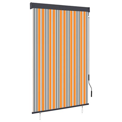 vidaXL Vonkajšia zatemňovacia roleta 120x250 cm žltá a modrá