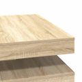 VidaXL konferenčný stolík otočný o 360 stupňov dub sonoma 90x90x34,5cm