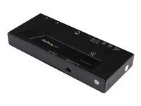 4K 2x1 HDMI Switch with Fast Switching, Auto-Sensing and Serial Control (VS221HD4KA) - Prepínač video/audio - 2 x HDMI - desktop