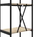 vidaXL Regál na knihy 3 úrovní 40 x 30 x 109 cm Kompozitné drevo