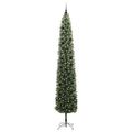 vidaXL Umelý vianočný stromček Zelená 270 cm PVC, oceľ a plast
