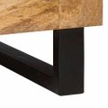vidaXL Konferenčný stolík Prírodná 80 x 50 x 40 cm Masívne mango drevo