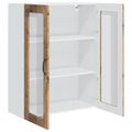 vidaXL Dvierka na umývačku Kalmar Staré drevo 80 x 31 x 100 cm