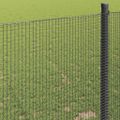 vidaXL Zvarený drôtený plot 2500 x 60 cm Sivá