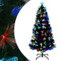 vidaXL Umelý vianočný stromček Zelená 180 cm PVC