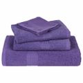 vidaXL Sprchové uteráky FROGN 4 ks fialové 70x140 cm 360 g/m²