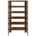 vidaXL Regál na topánky dymový dub 61x32x105 cm spracované drevo