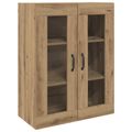 vidaXL Highboard 2 ks Remeselný dub 69,5 x 34 x 180 cm