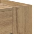 vidaXL Konferenčný stolík Remeselný dub 110 x 50 x 41 cm