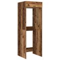 vidaXL Kabinet na práčku s úložiskom Staré drevo 67,5 x 68 x 200 cm