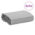 vidaXL Celta sivá 5x7 m 650 g/m²