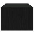 vidaXL TV skrinka s LED svetlami čierna 100X35,5x25 cm