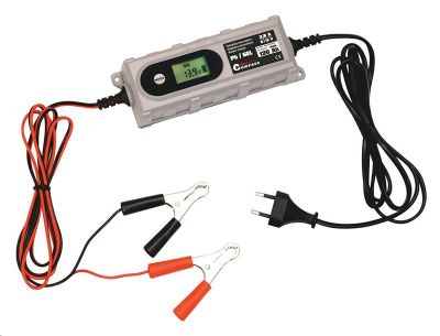 COMPASS 6/12V 3,8A PB/GEL LCD display mikroprocesor
