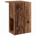 vidaXL Koncový stôl Staré drevo 35 x 40 x 55 cm Kompozitné drevo