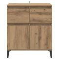 vidaXL Servírovacia skriňa Remeselný dub 60 x 35 x 70 cm