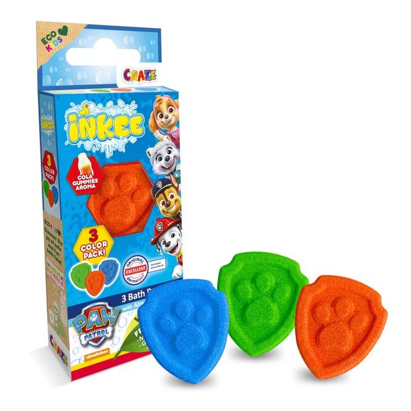 INKEE - Mini balenie šumivej bomby - Paw Patrol/Labková Patrola