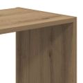 vidaXL Knižnica dub artisan 102x32x102 cm kompozitné drevo