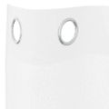 vidaXL Voile záclona 2 ks Biela 225 x 140 cm Polyester