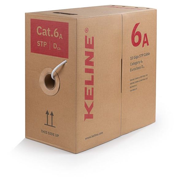 KELINE Kábel STP AWG23, CAT 6A 305m