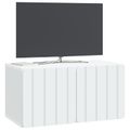 vidaXL Nástenná TV skrinka 59,5 x 31 x 30 cm Biela Kompozitné drevo