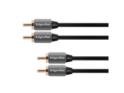 Kábel 2x Cinch konektor/2x Cinch konektor 3m KRUGER & MATZ KM0306