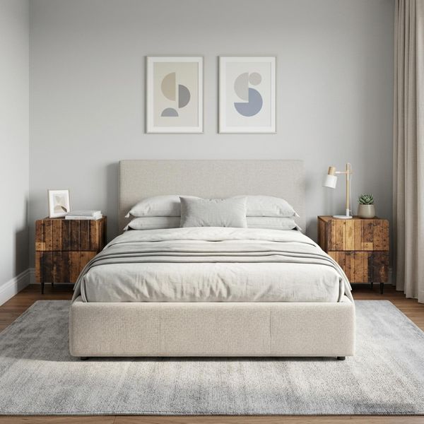 vidaXL Nočný stolík 2 ks Staré drevo 43 x 34,5 x 49,5 cm