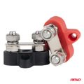 Zbernicový blok konektorov pre batérie, dvojitá sada max. 48V M8 AMiO-03806