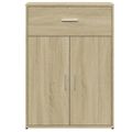 vidaXL Komody 2 ks dub sonoma 60x30x84 cm kompozitné drevo