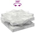 vidaXL konferenčný stolík otočný o 360 stupňov betón sivý 90x90x34,5cm