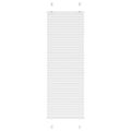 vidaXL plisovaná roleta biela 45x150 cm šírka látky 44,4 cm