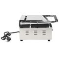 vidaXL Drážkovaný panini gril 43x30,5x20 cm 2200 W