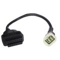 SIXTOL OBD-II redukcia 6-pin pre motocykel KTM MECHANIC CABLE 10