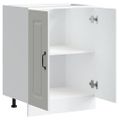 VidaXL Skrinka pod drez "Kalmar" Biela 60x46x81,5 cm Engineered Wood