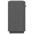 vidaXL Komoda sivá 100x40x75 cm borovicový masív