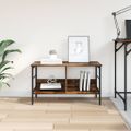 vidaXL Regál na knihy 2 úrovní 82 x 32 x 47 cm Kompozitné drevo