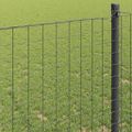 vidaXL Euro plot 1,2 x 10 m Železo potiahnuté PVC Sivá