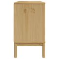 vidaXL Komoda FLORO vosková hnedá 114x43x74 cm borovicový masív