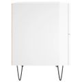 vidaXL Nočné stolíky 2 ks lesklé biele 40x35x47,5 cm kompozitné drevo