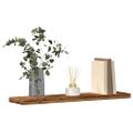 vidaXL Nástenné police 4 ks, staré drevo 40x10x1,5cm, kompozitné drevo