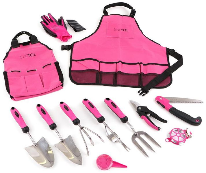 Sada záhradného náradia GARDEN PINK 12 SIXTOL SX3029