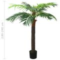 vidaXL Umelá palma Phoenix s kvetináčom 190 cm zelená