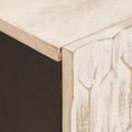 vidaXL TV skrinka s dverami Biele umývanie dokončenie 105 x 33 x 46 cm