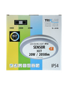 LED stropné CCT svietidlo s pohybovým senzorom TR-201MS - 20W 2050lm ø23x5,5cm Trixline