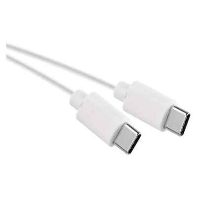 Kábel USB-C 2.0 / USB-C 2.0, EMOS SM7027W, 1 m, biely